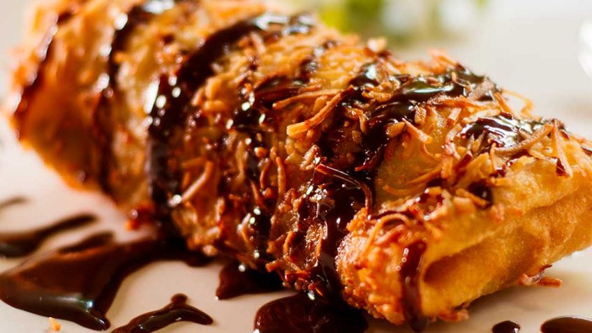 Chocolate Banana Spring Roll Recipe Chocolate Banana Spring Roll Recipe