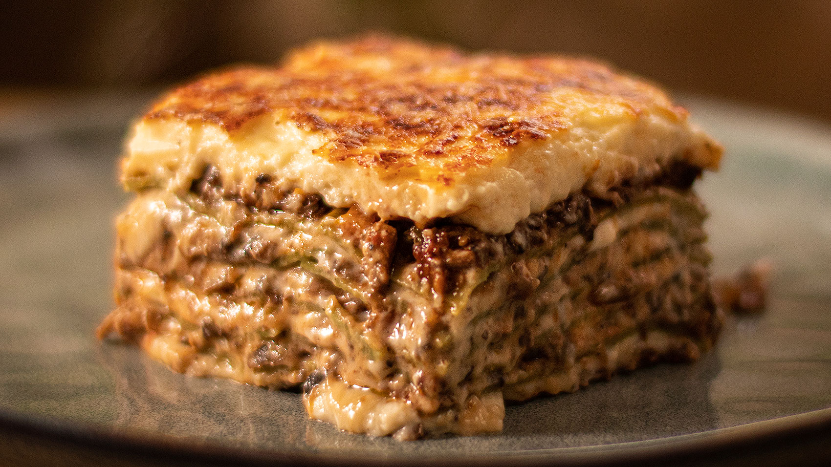 Mushroom Ragu Lasagna.