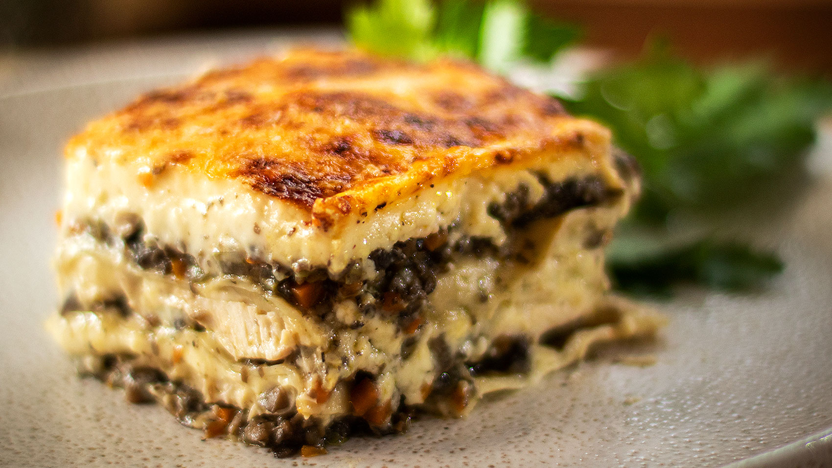 Chicken Mushroom Lasagna